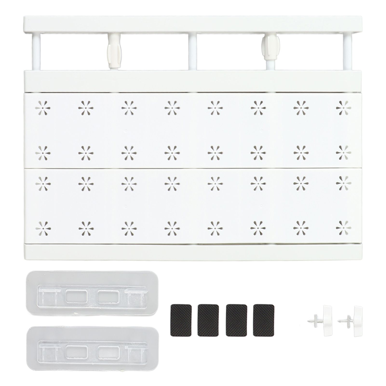 Expandable Closet Shelf Space Saving Punch Free Strong Bearing Capacity Wardrobe Clothes Dividers for Home 30‑40cm/11.8‑15.7in