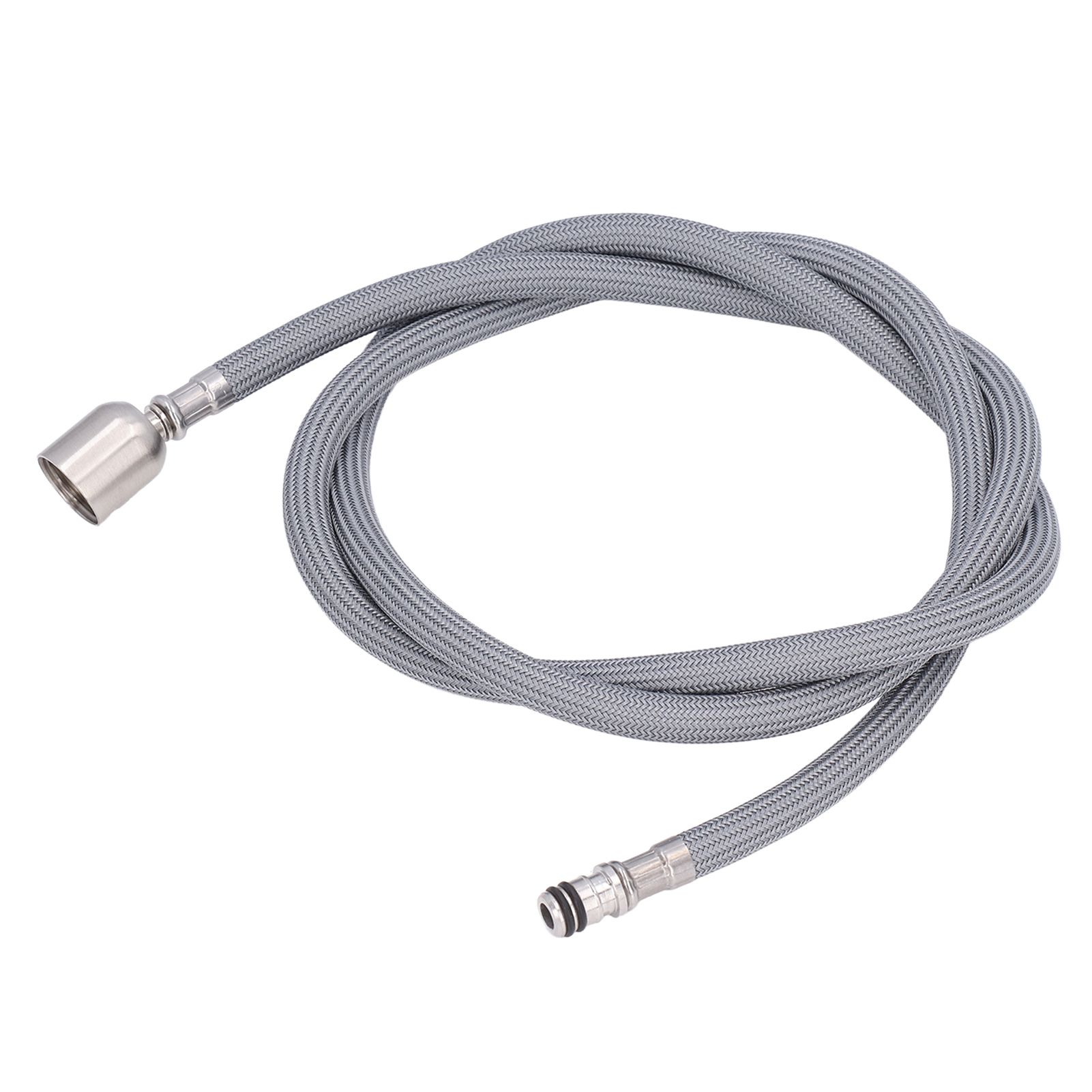 G1/2 1.5m Pull Out Faucet Hose Nylon Braid PVC Flexible Faucet Hose Replacement for Kitchen Bathroom โ image 3