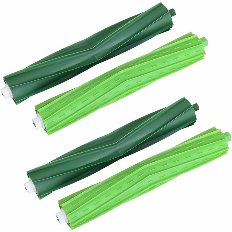 Package Multi-Surface Rubber Brushes Vacuum Cleaner Accessories for iRobot Roomba E5 E6 i7 plus i8 i8+ i6 i6+ i4 and Other Vacuum Cleaner Series