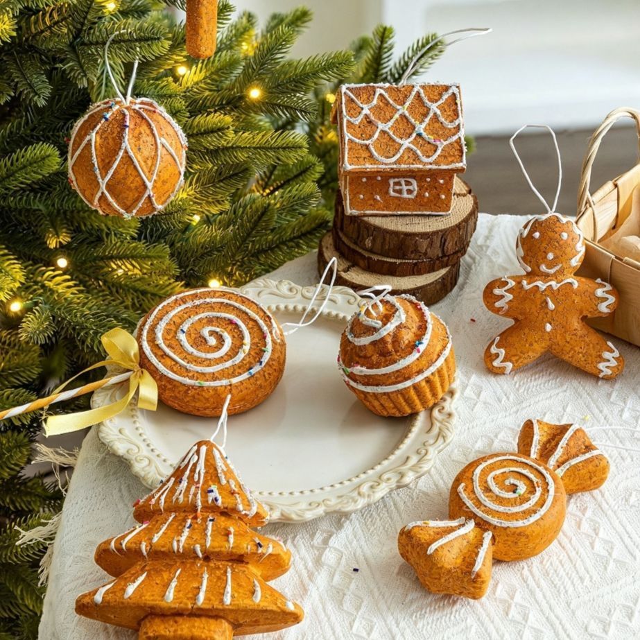 Foam Gingerbread Candy Ornament, Festive Tree Pendant, Nice Holiday Gift for Xmas Scene Layout — image 2