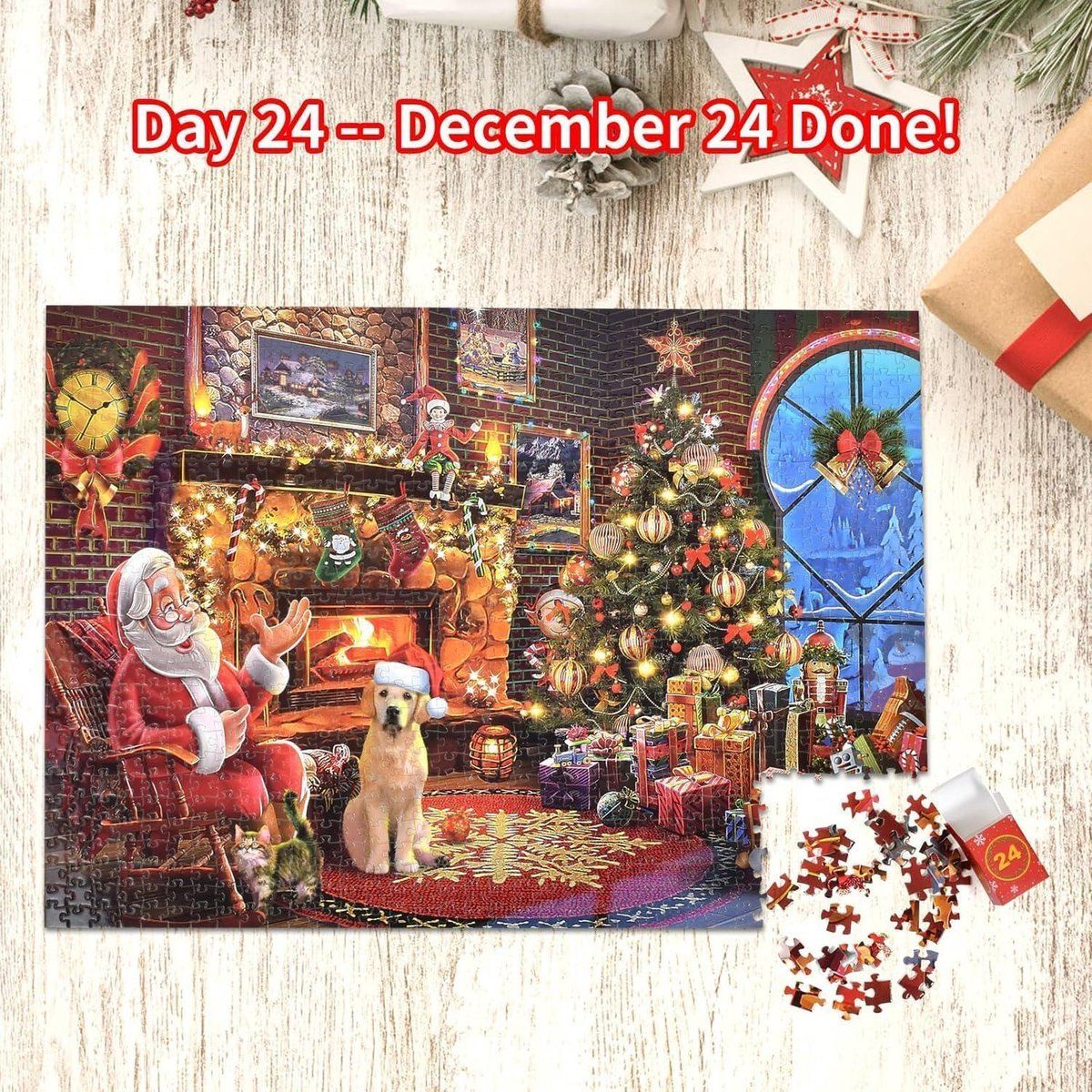Jigsaw puzzle 70 x 50 cm, Advent calendar 2026 with 24 boxes, Adults and children, Boys girls women men โ image 4
