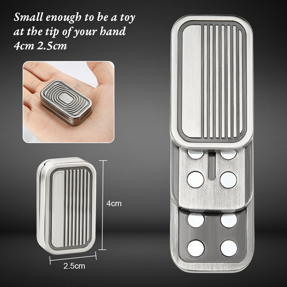 Metal Fidget Slider Toy, EDC Fidget Toy for Adults, Stress Relief for Anxiety — image 2