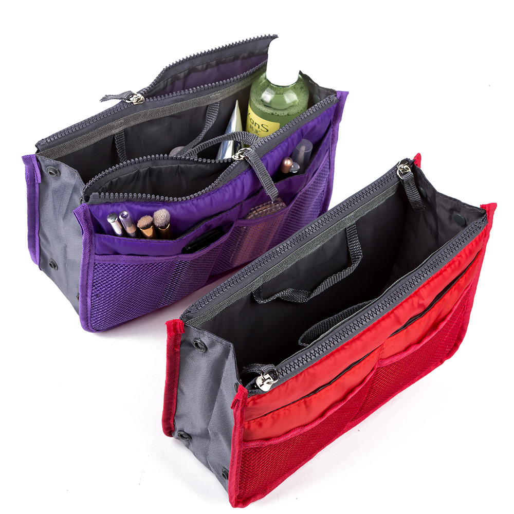 Bag in bag insert toiletry bag red 1 — image 2
