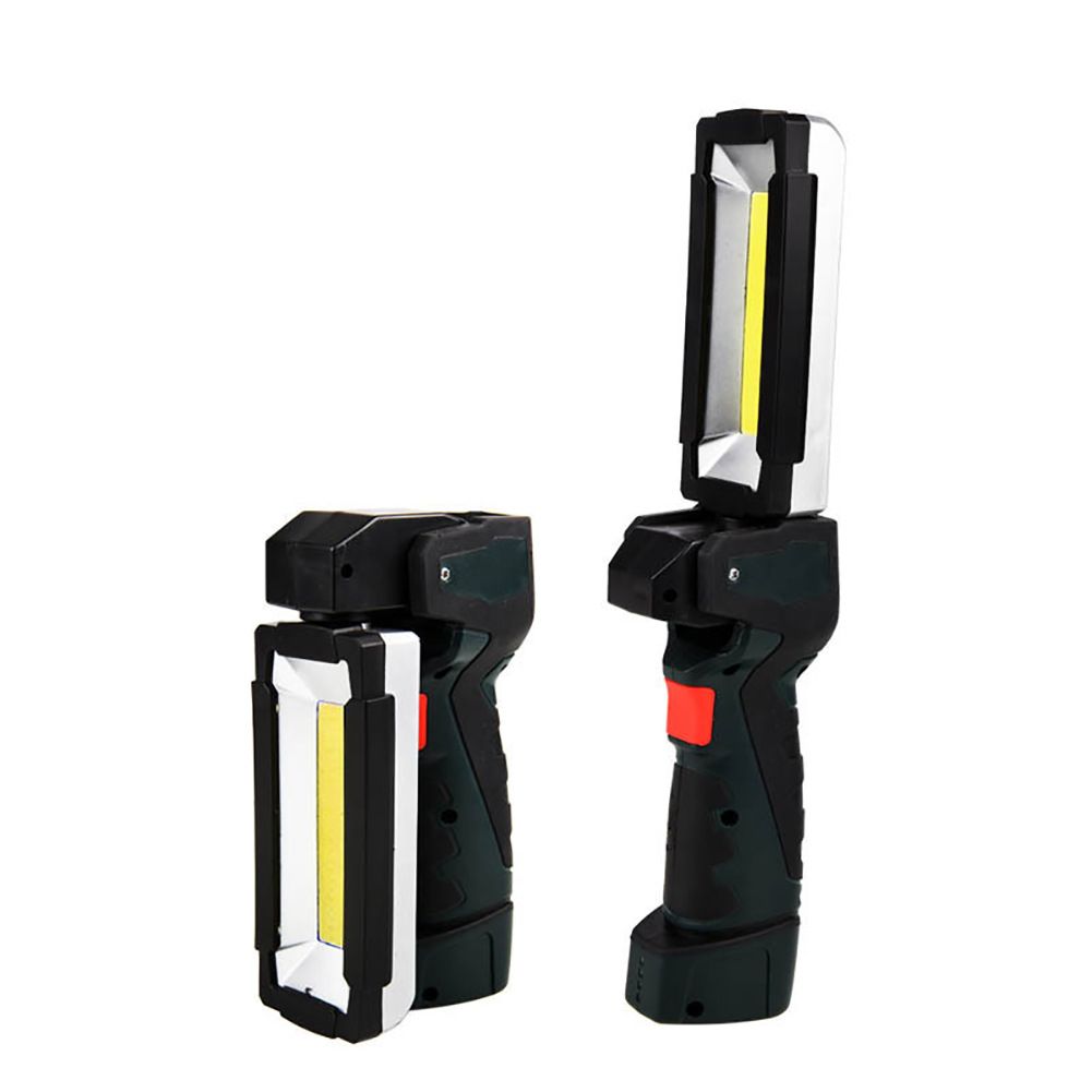 Rechargeable COB Work Light with Magnetic Base, Portable Mechanic Work Flashlight, 360° Swivel LED Work Light for Car Repair