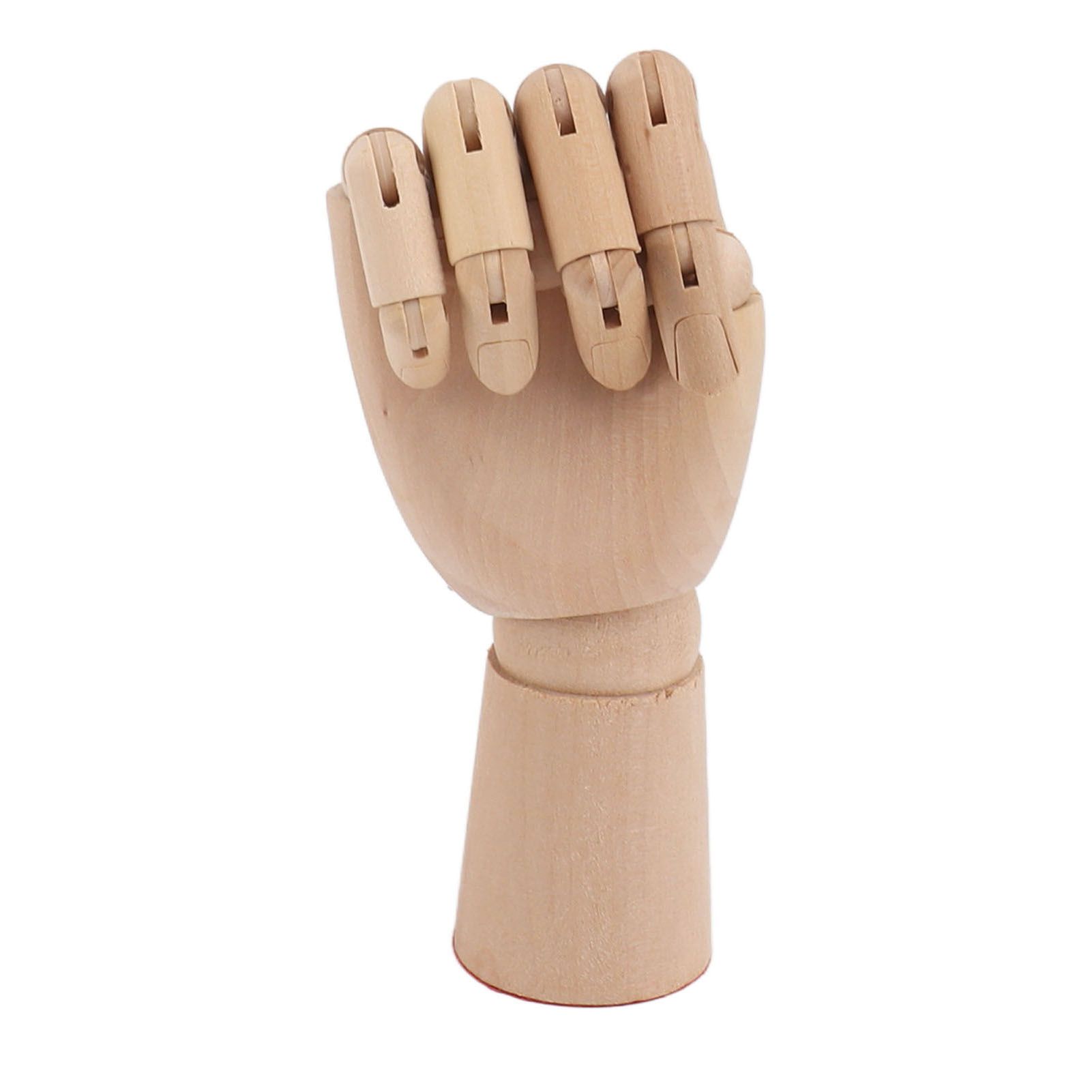 Flexible Wooden Hand Model Moveable Wooden Artists Manikin Hand Figure Hand Model for Sketching Drawing Painting 7116A 0201 Right Hand Small โ image 6