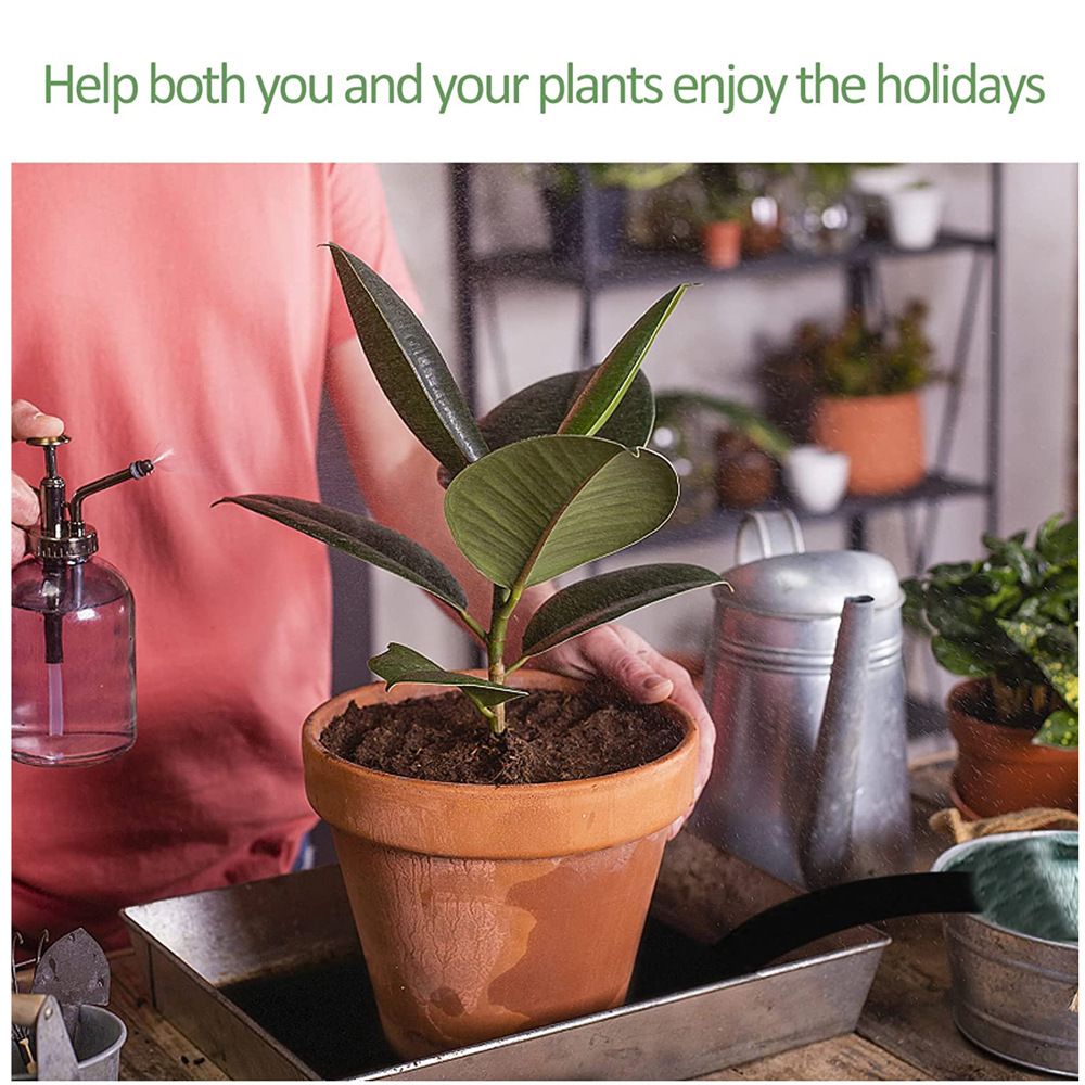 Automatic Plant Watering Mat, Thick Self Watering Capillary Mat Wicking Mat with 10 Pcs Plant Labels, Vacation Plant Watering System — image 3