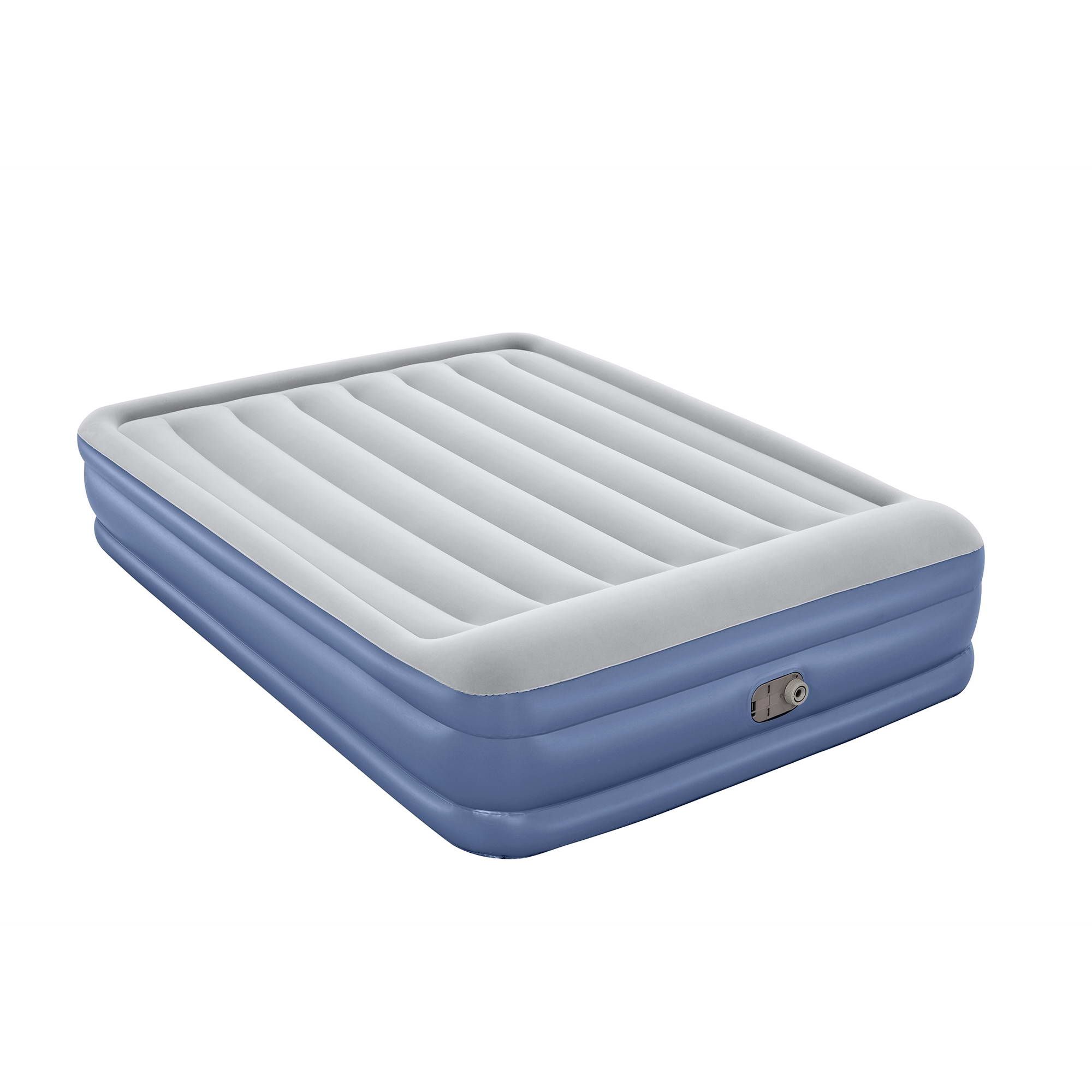 Bestway Queen Air Mattress with Built-in Pump Tritech Inflatable Bed 46cm — image 3