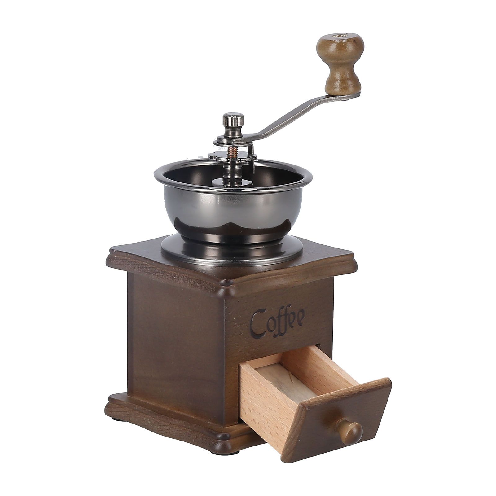 Manual Coffee Grinder Portable Retro Classic Fine Polished Pull Out Coffee Bean Grinder โ image 6