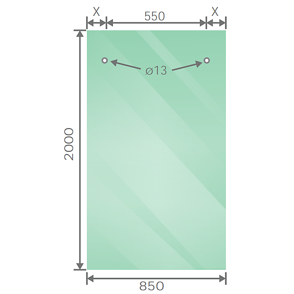 170x90cm Frameless Glass Sliding Corner Shower – With Black Rail and Wall Channel for Contemporary Bathrooms — image 5