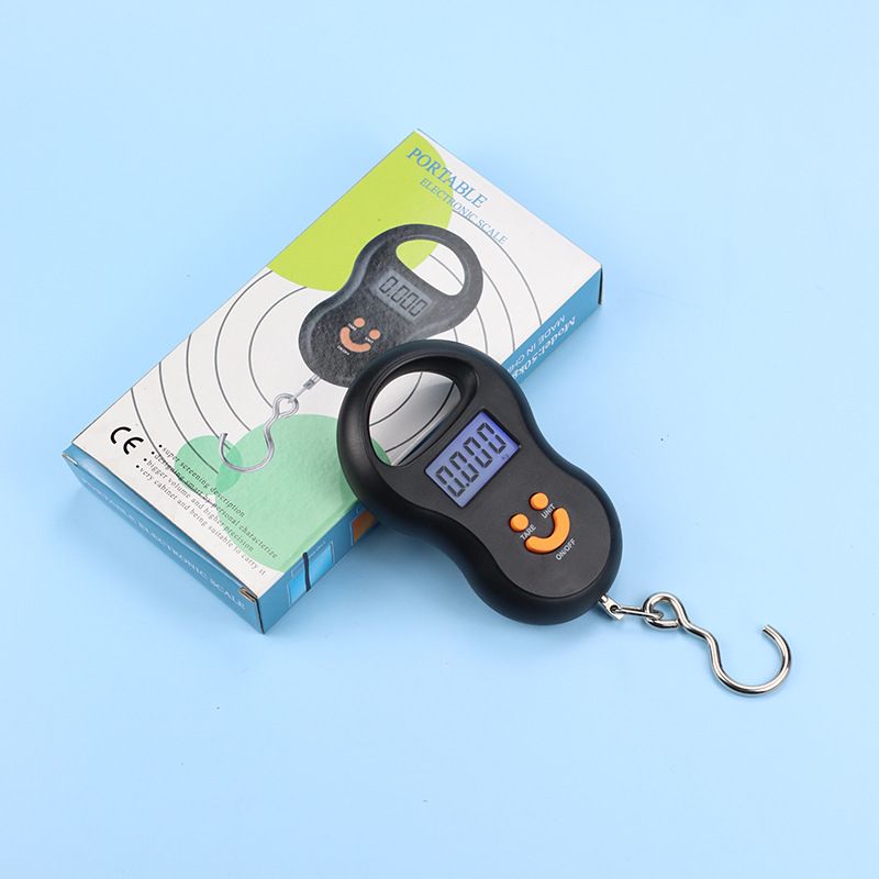 Portable Luggage Scale/Suitcase Scale Backlit LCD Display with Fishing Hanging Hook for Home Travel Outdoor Black — image 5