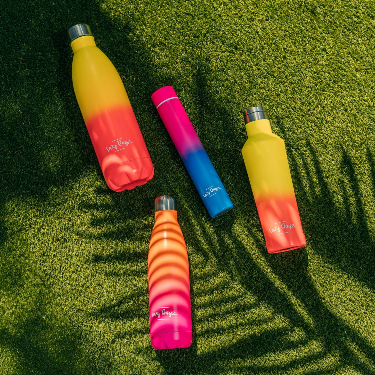 Lazy Dayz Jumbo Drink Bottle 1L - Orange Pink Ombre โ image 2