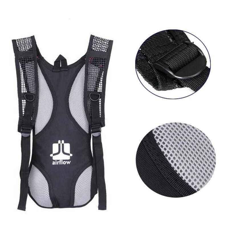 Hydration Pack Backpack Bag with 2L Water Bladder for Hiking Camping Cycling Running - Orange — image 6
