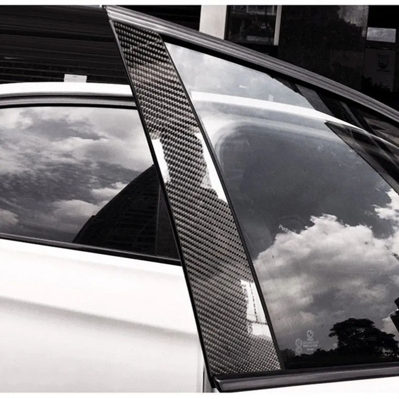 Car Door Protection Strip Wu dayi Carbon Fiber 3x3m Transparent sticker [pvc] three layers 10cm width* 10m length — image 3