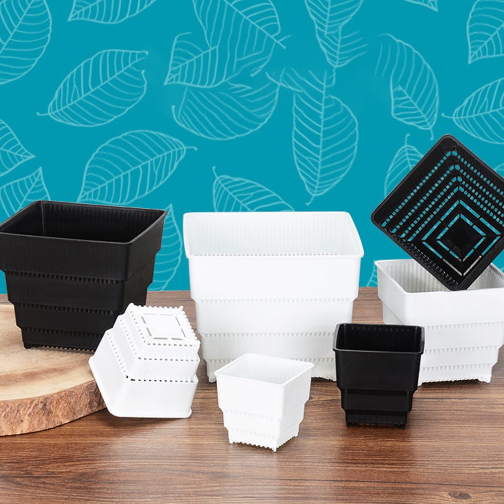 Planter Resin Black For Family 1Pc 4.7 × 4.4In 12 × 11.1CM Black — image 4