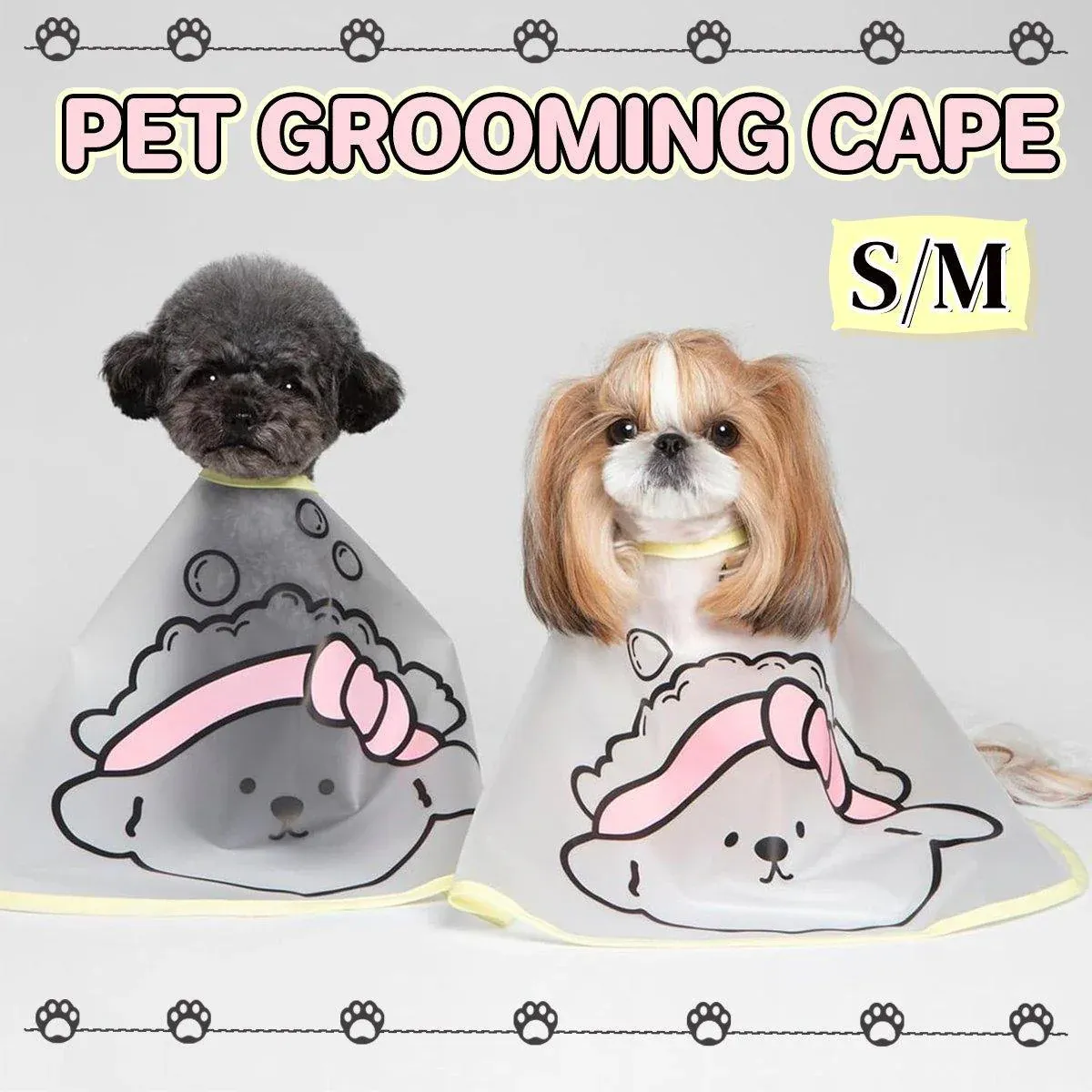Pet Grooming Bathing Cloth Cleaning Coat Waterproof Cloak Cover for Dogs Cats - S — image 2