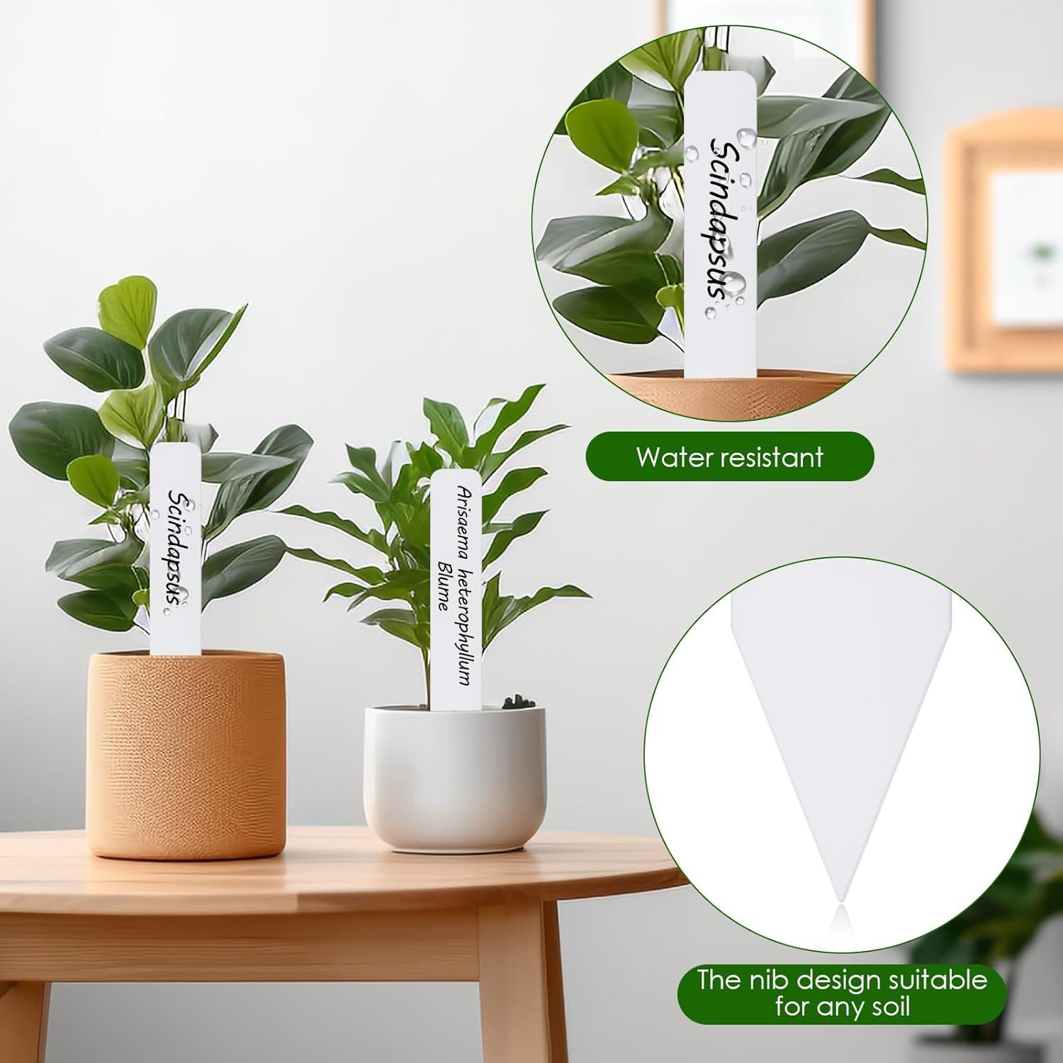 Plant Labels 120PCS, Outdoor Waterproo Garden Markers, Plastic Nursery Seed Plant Tags with Bonus a Permanent Marking Pen, Gardening Gits or Women Men… — image 5