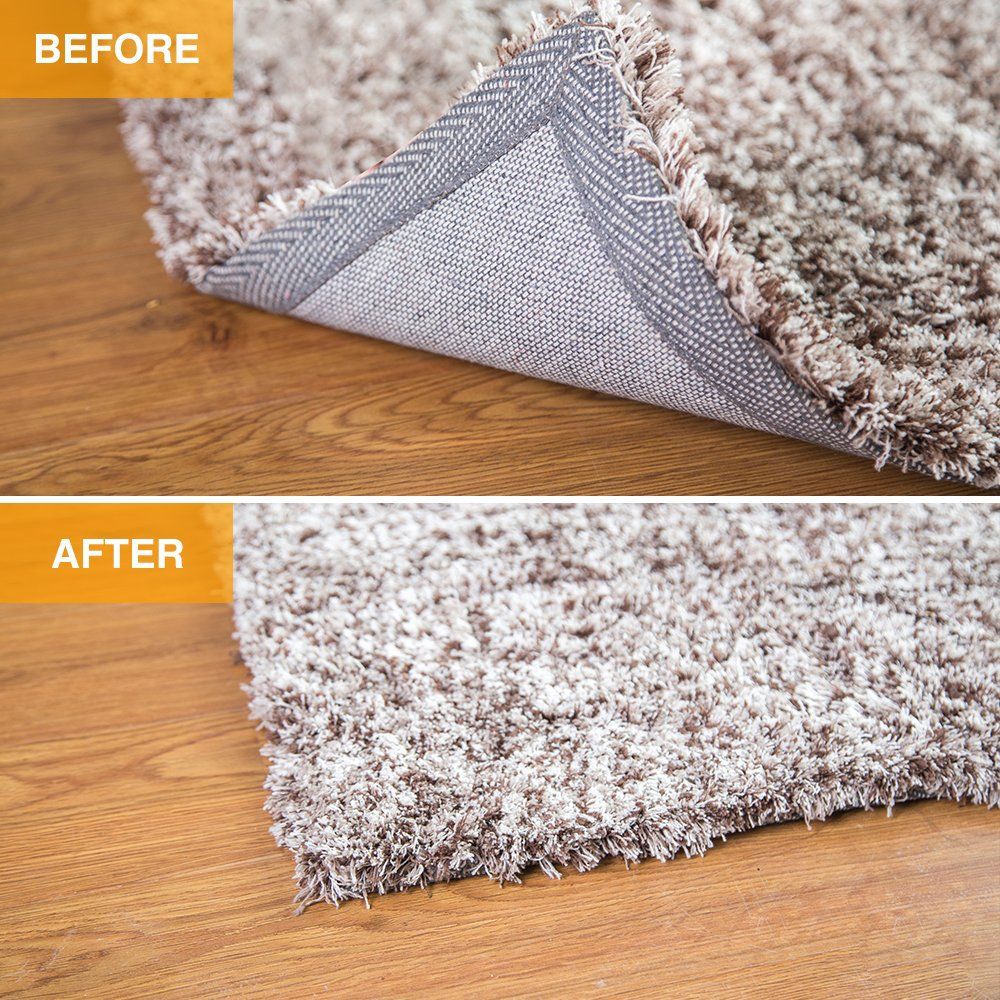Washable Grippers for Rug, New Materials to Non Slip Rug Pads for Hardwood Floors, Under Rug Carpet Tape Keep Your Rug in Place — image 4
