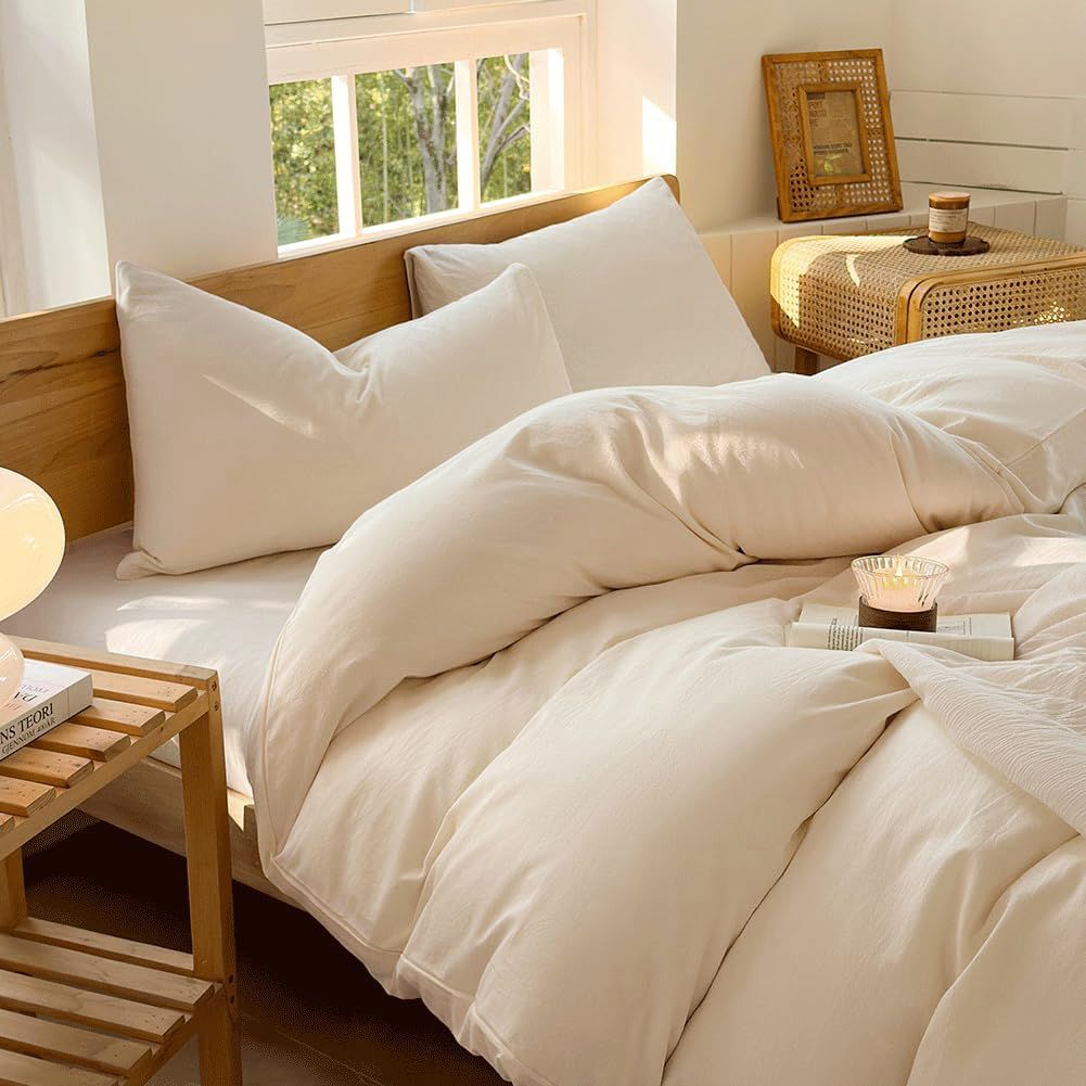 Hotel Soft Microfiber Duvet Cover Set-2000TC Quilt Cover Set & Pillowcases -1 Donna Cover Zipper Closure & 1 x Pillowcases-Breathable Bedding - Wrinkle, Fade — image 4