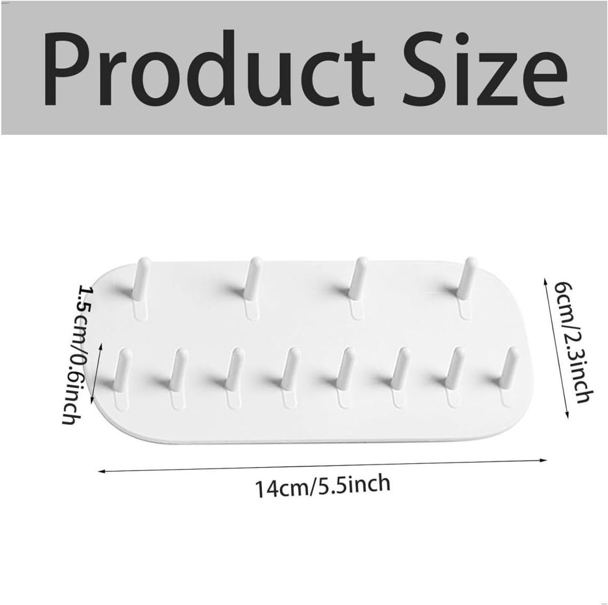 2 pieces - Jewelry stands - Jewelry display stand - Earring rack - Necklace holder organizer - wall jewelry organizers - Jewelry hooks - Necklace hook — image 5