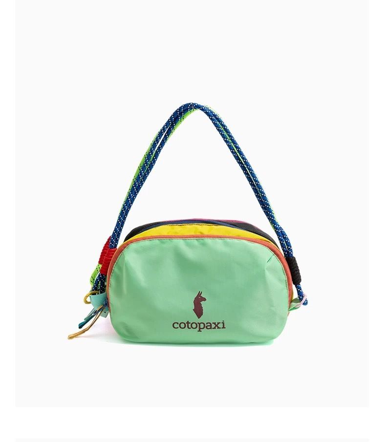 Dopamine Color-Block Cross-Body Bag Travel Bag Fashion Accessory Trendy Bag - Pink - Size routine
