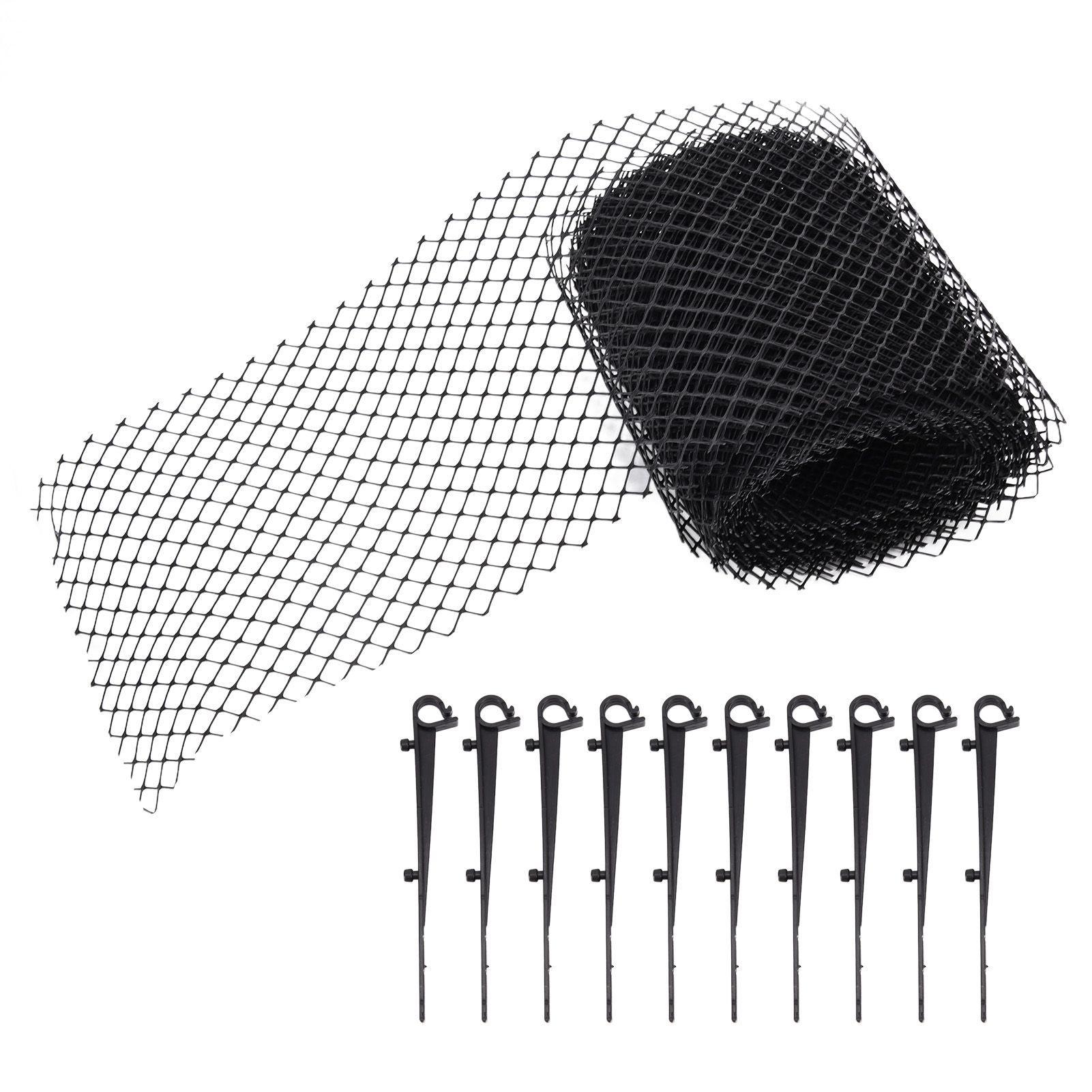 Reusable Plastic Drain Gutter Guard Mesh Protector Outdoor Anti Clogging Leaf Debris Protective Net 600x15cm โ image 4
