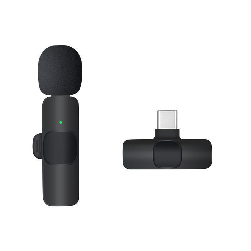 Wireless Lavalier Microphone Mini Mic For Android iPhone iPad Vlog Live Stream - Type-C (Two Microphones) — image 6