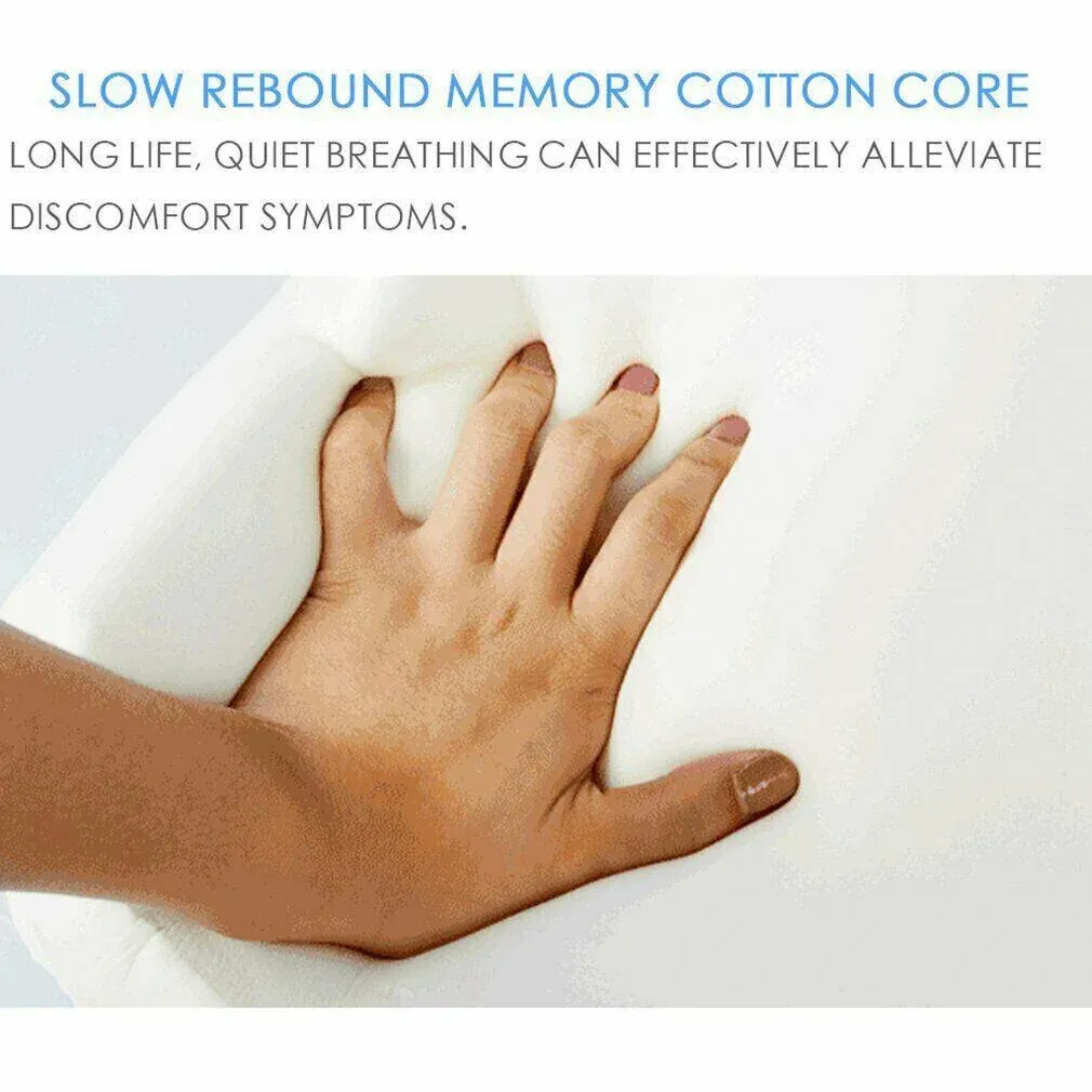 Knee Support Ergonomic Memory Foam Leg Pillow Cushion Washable Cover — image 4