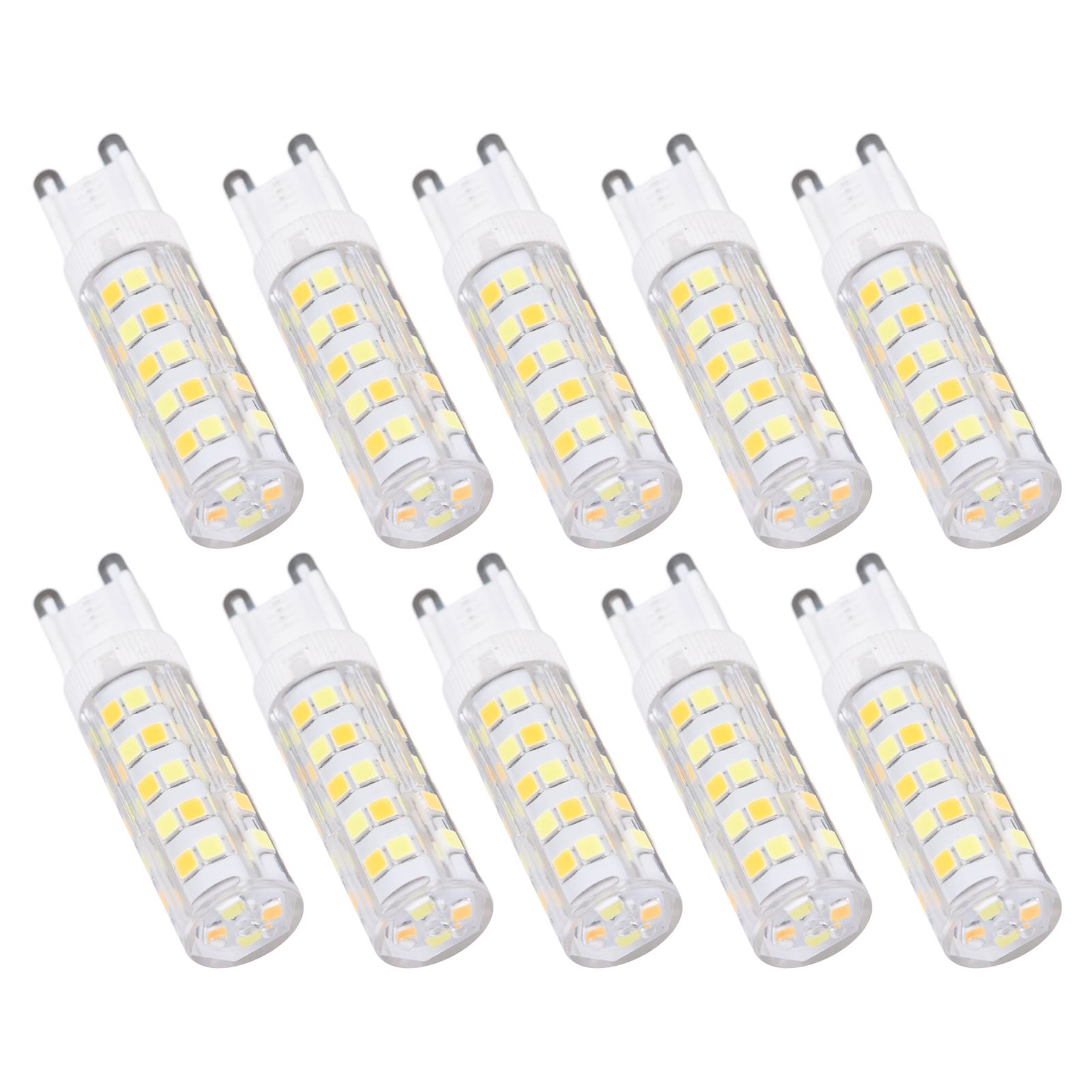 10PCS G9 220V LED Lamp Dimmable Ceramic LED Bulb Replace Halogen Lamp for ChandelierG9 7W 64LED โ image 5