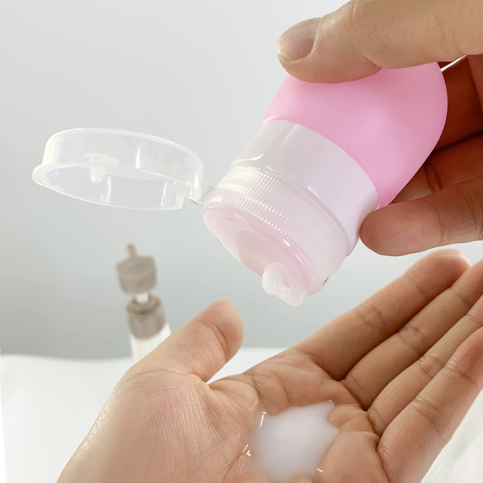 3Pcs Small Condiment Squeeze Bottles - Shampoo Travel Container Squeeze Bottle Travel Lotion Container Small Bottles โ image 5