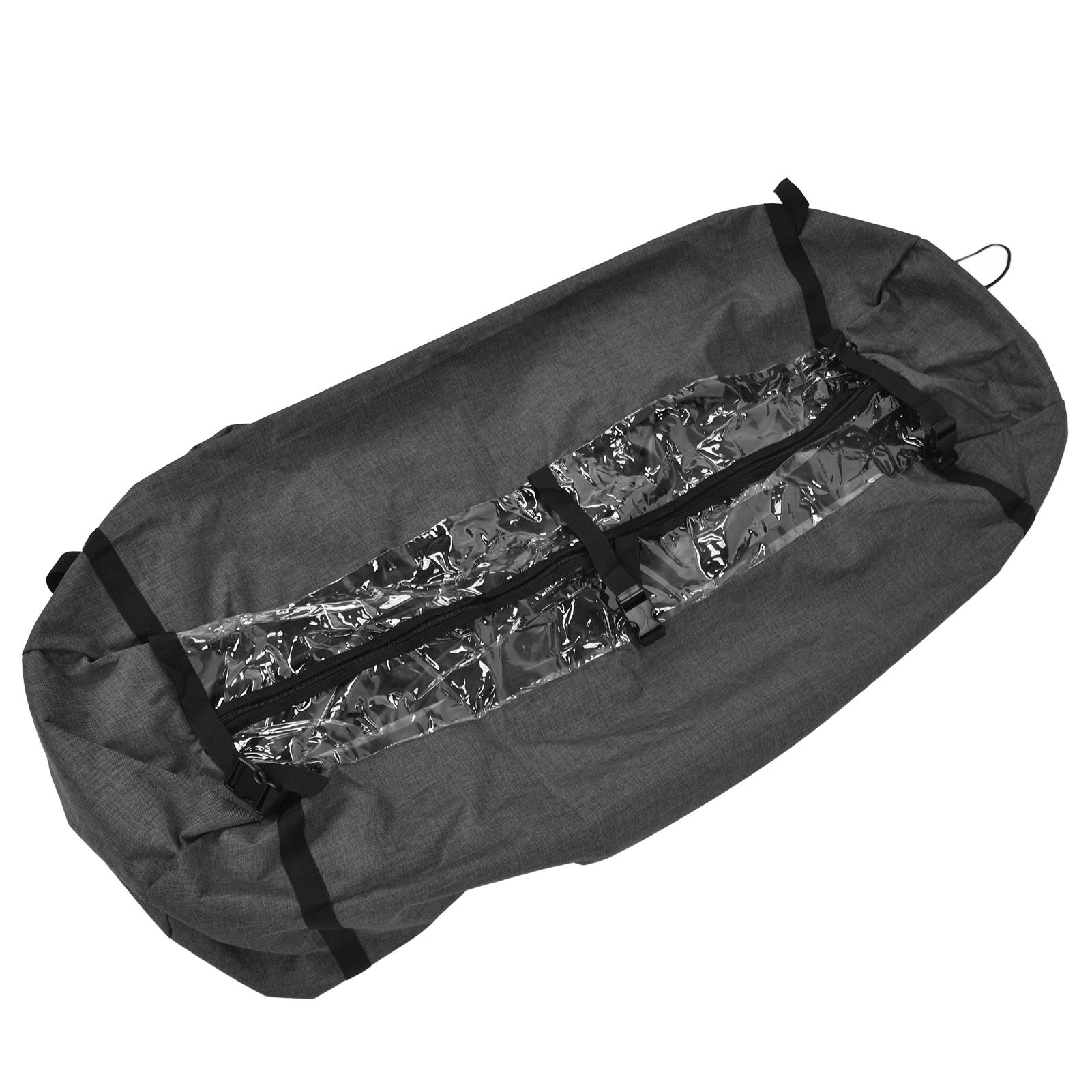 Hanging Garment Bag Dust Proof 600D Oxford Cloth Clear Zipper Clothes Storage Cover for Closet Travel — image 2