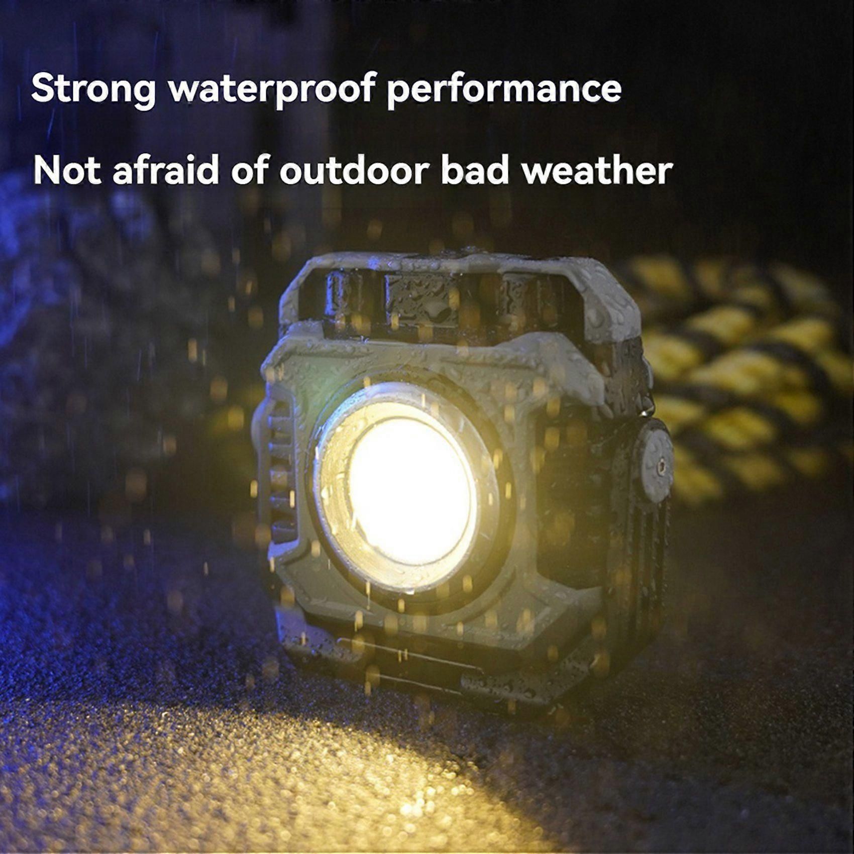 2pcs Portable LED Camping Tent Light Rechargeable Searchlight Outdoor Emergency Lighting Waterproof Hanging Night Lamp — image 2