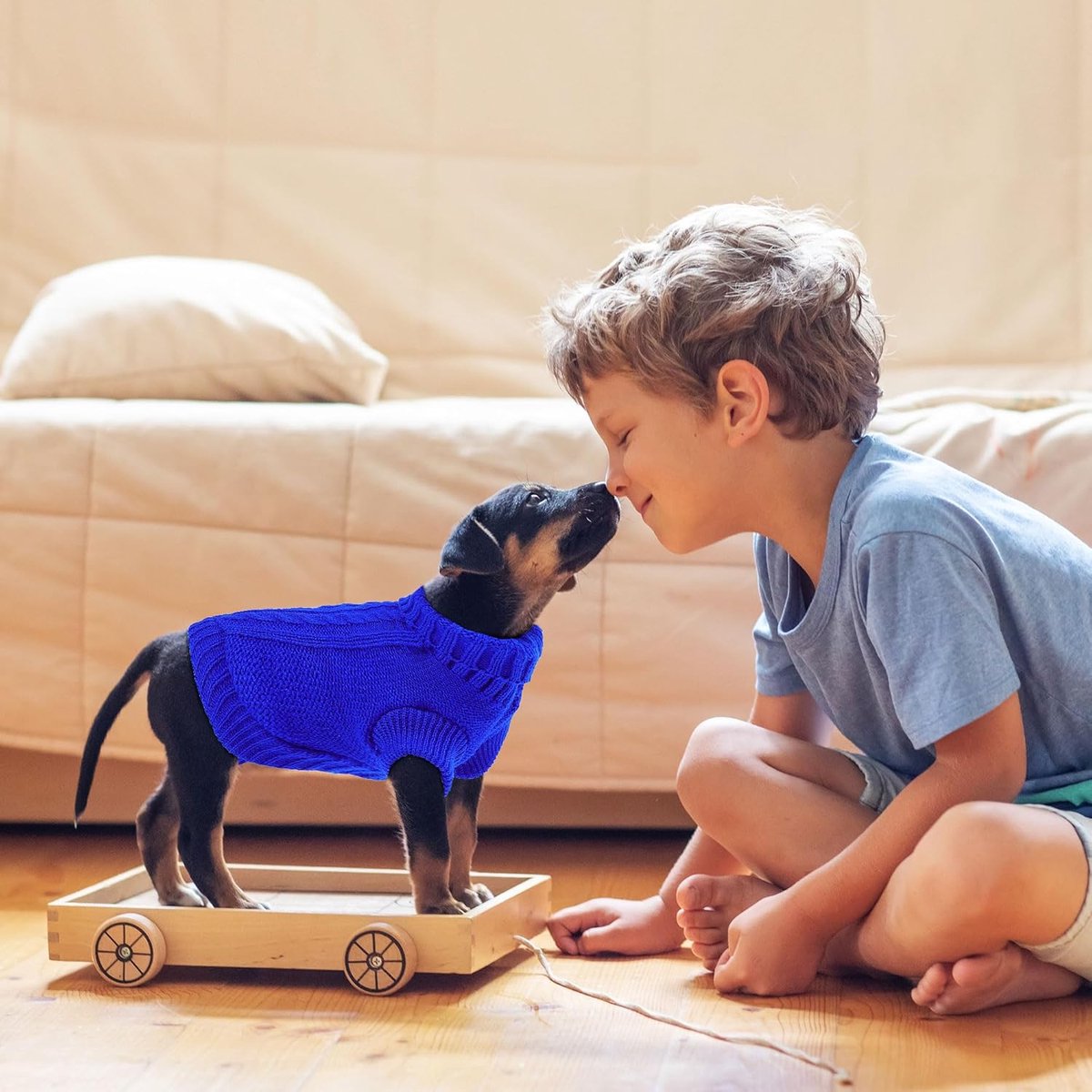 Dog Coat - Dog Sweater - Small Dog Sweater - Warm Dog Coat - Warm Puppy Sweater - Thick Knit Winter Sweater - Soft Roll Neck Sweater - Perfect for Small Dogs โ image 5