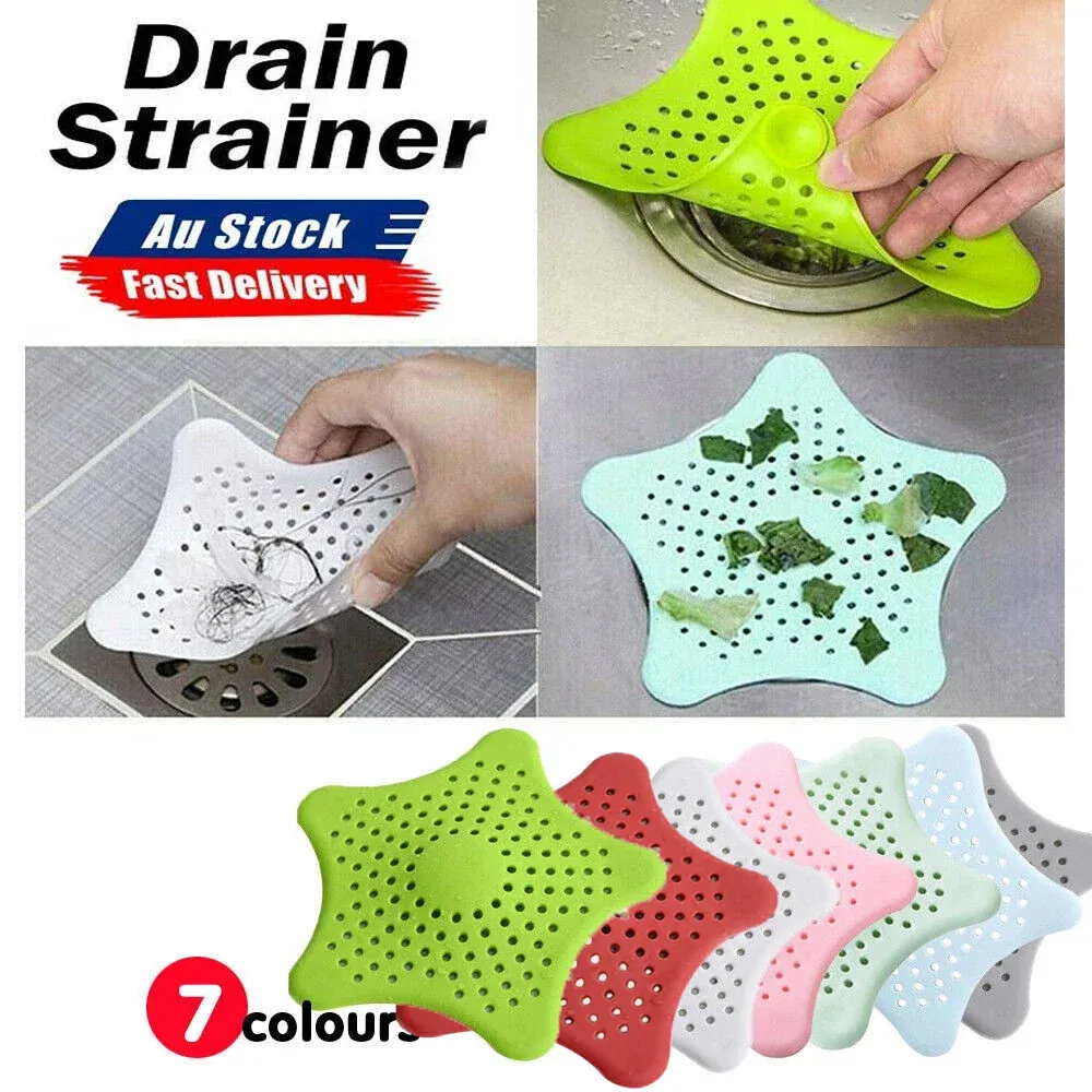 New Bathroom Drain Hair Catcher Bath Stopper Sink Strainer Shower Filter Covers - Light Green โ image 2