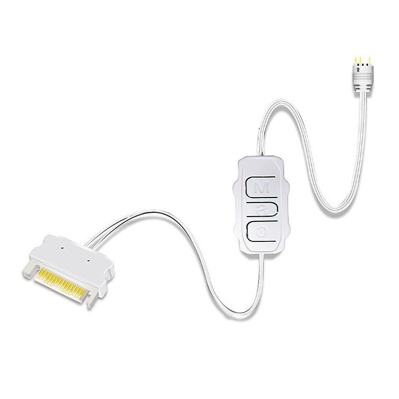 2pcs Controller Plastic Power Supply Light Stripe Remote Controller 5V 3 Pin RGB Controller Cable โ image 3