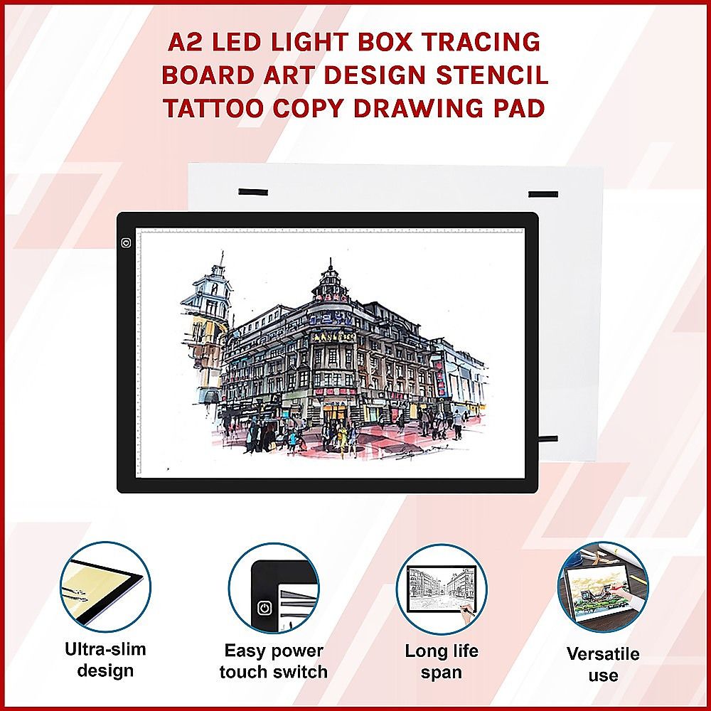 A2 LED Light Box Tracing Board Art Design Stencil Tattoo Copy Drawing Pad โ image 4