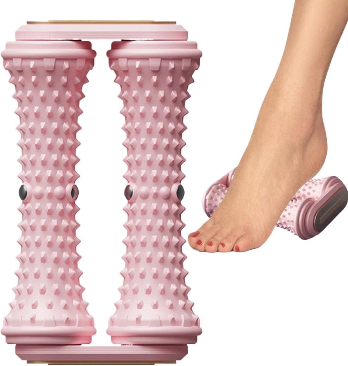 Foot Massager Roller, Foot Roller, Circulation, promoting foot massage, for fitness, relaxation, and sports recovery, Pink — image 4
