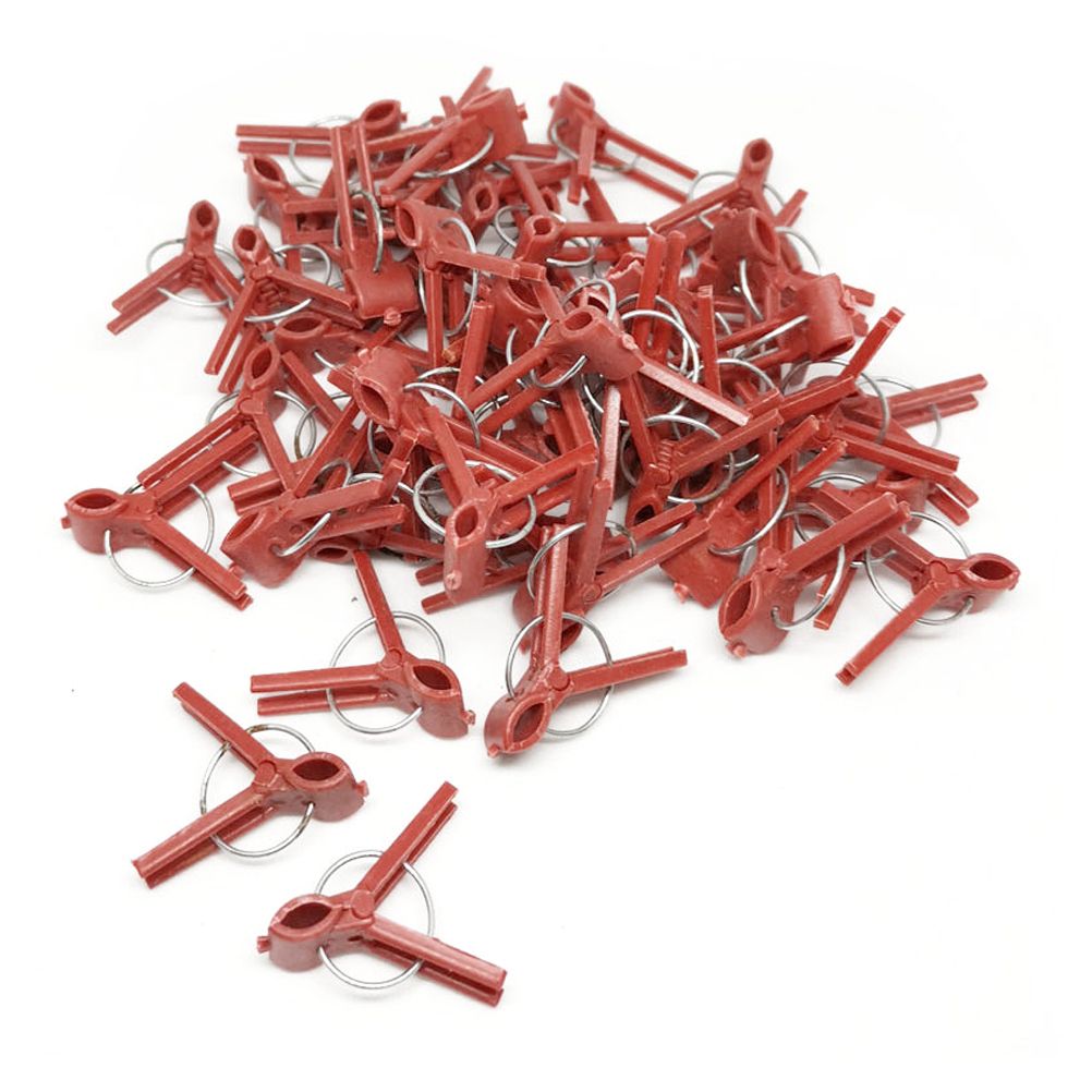 100PCS Plants Graft Clips Plastic Grafting Clips Practical Garden Plant Clips โ image 2