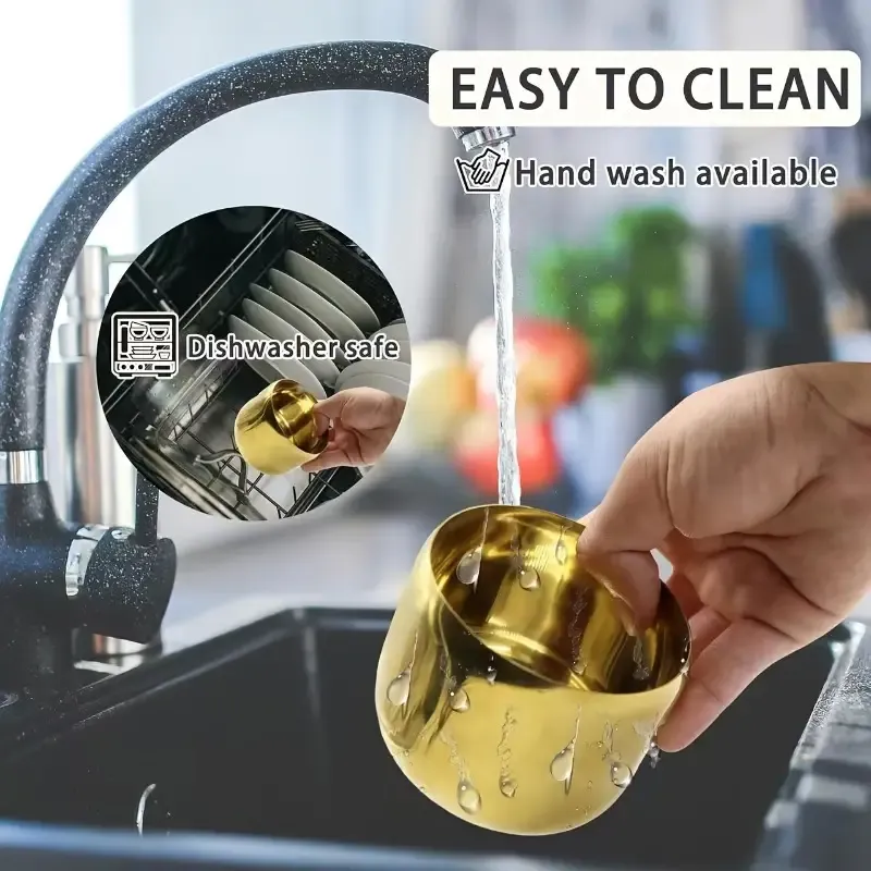 304 Stainless Steel Golden Seasoning Jar | 270ml Large Capacity with Visible Glass Lid, Dustproof & Moisture-Proof with Spoon Holder, First Choice for Kitchen โ image 6