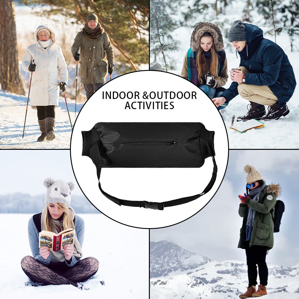 Football Hand Warmer Pouch Reusable Hand Warming Muff with Zipped Pocket and Adjustable Strap for Cold Weather, Hand Warmer Bag for Football, Baseball, Hiking โ image 4