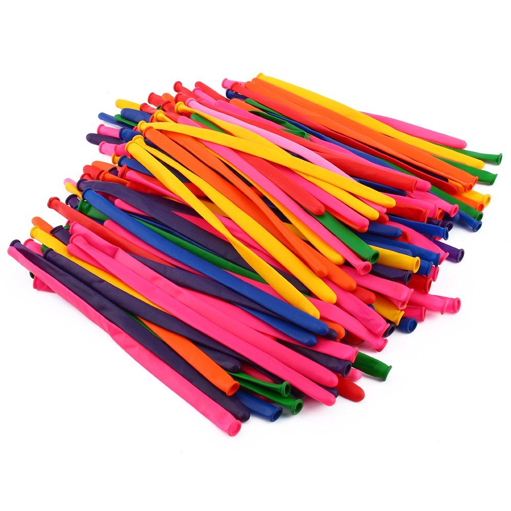 200pcs Magic DIY Long Twist Latex Balloons Tying Making Decor Mixed Mix Color โ image 3