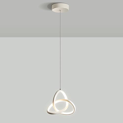 Cold White Kitchen Island Pendant Lights Fixtures, Adjustable Integrated Hanging Lamp for Living Room Bedroom Hanging Light — image 5