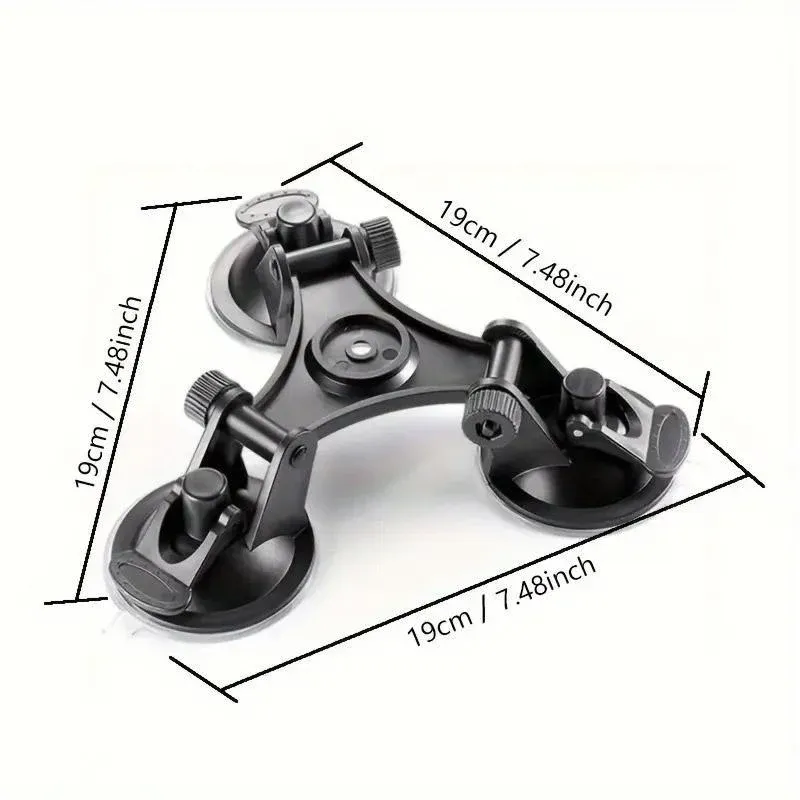 Sports Camera Accessories Three Legged Car Suction Cups Mounting Tool for Camera — image 3
