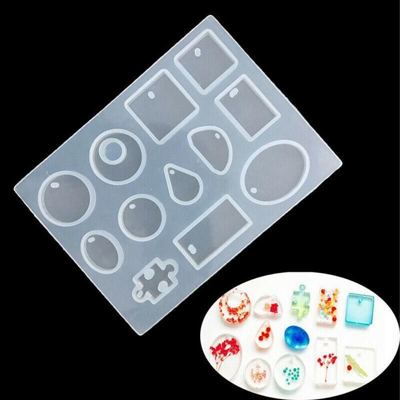 12 Silicone Moulds for DIY Jewellery Pendant Resin and Craft Making โ image 5