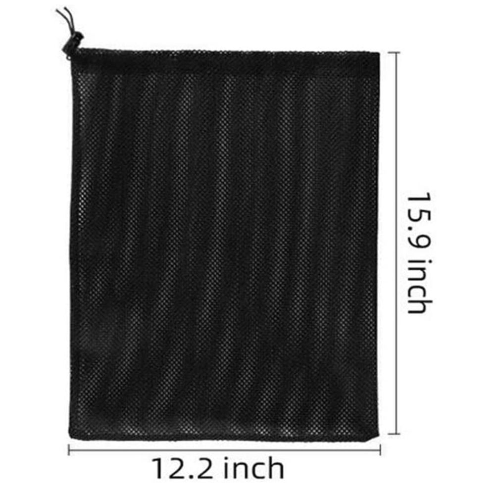 Pump Filter Mesh Bag Mesh Anti-Clog Pump Barrier Bag with Drawstring Reusable Pond Pump Protector Pump Filter Accessories โ image 2