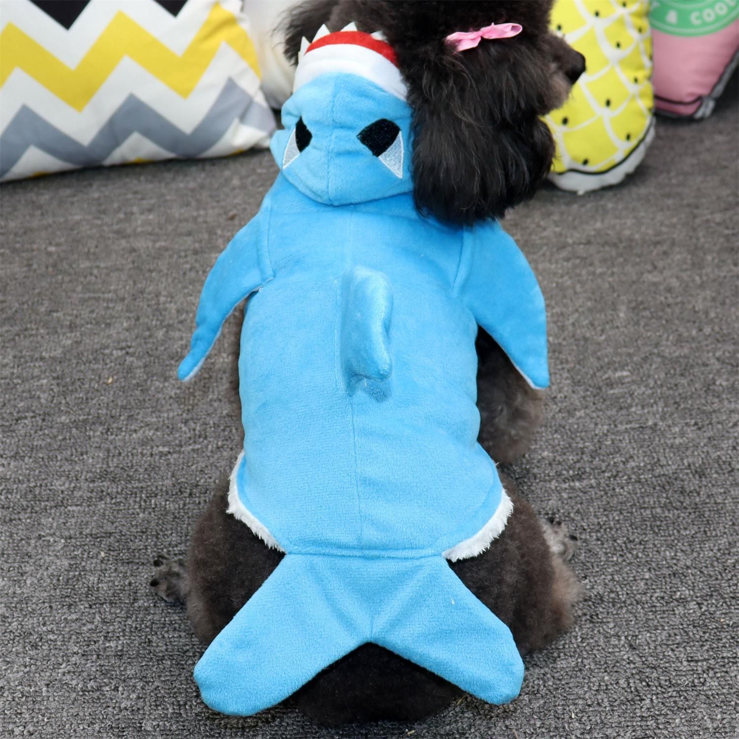 Pet Clothes Shark Transformation Outfit Odd Pet XS Shark clothes — image 2