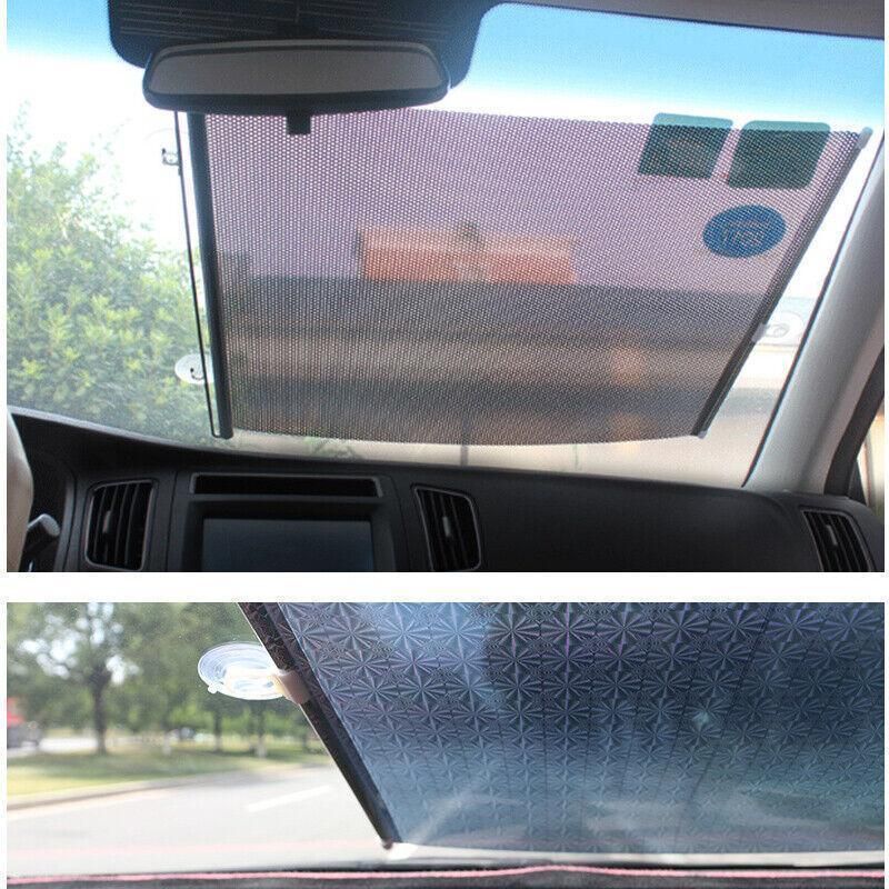 Black Roller Blinds Suction Cup Sunshade Blackout Curtains Car Home Window Curtains - 40 X 125 CM — image 4