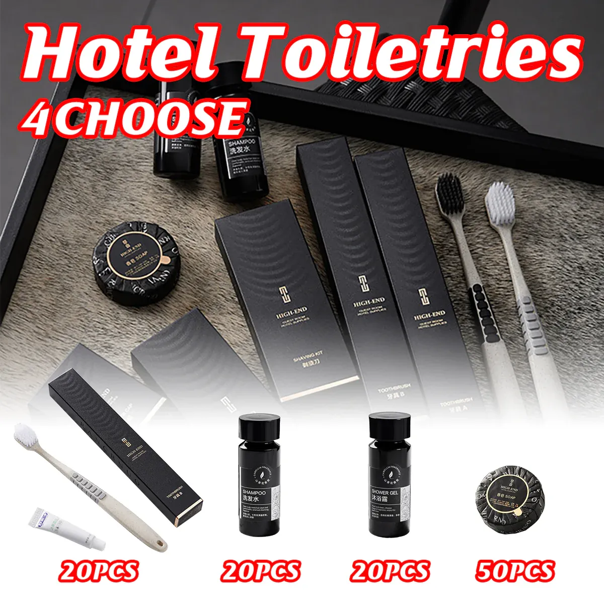 Hotel Supplies Toiletries Travel Size Shampoo Conditioner Soap Set For Motel - Soap — image 2