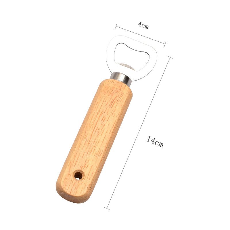 Wood Handheld Heavy Duty Stainless Steel Bottle Opener, Bartender Bottle Opener, Beer Bottle Openers for Home Kitchen โ image 5