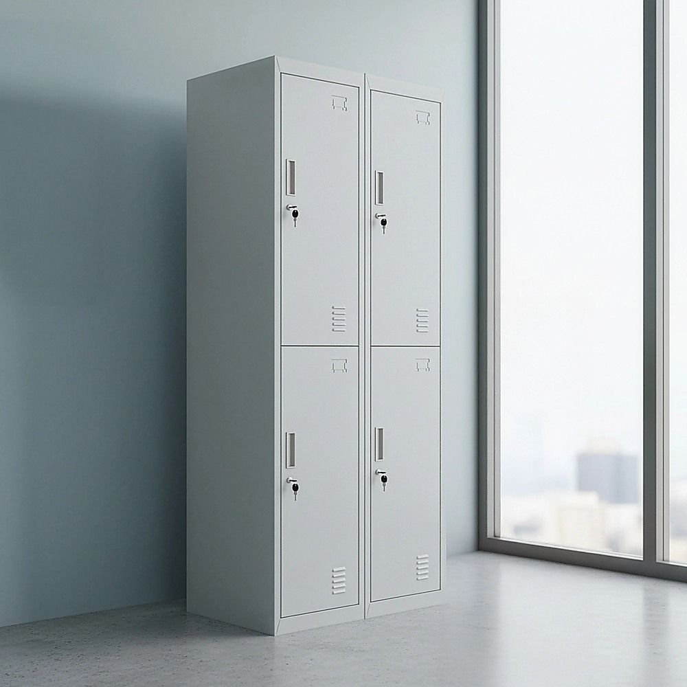 Four-Door Office Gym Shed Storage Locker — image 3