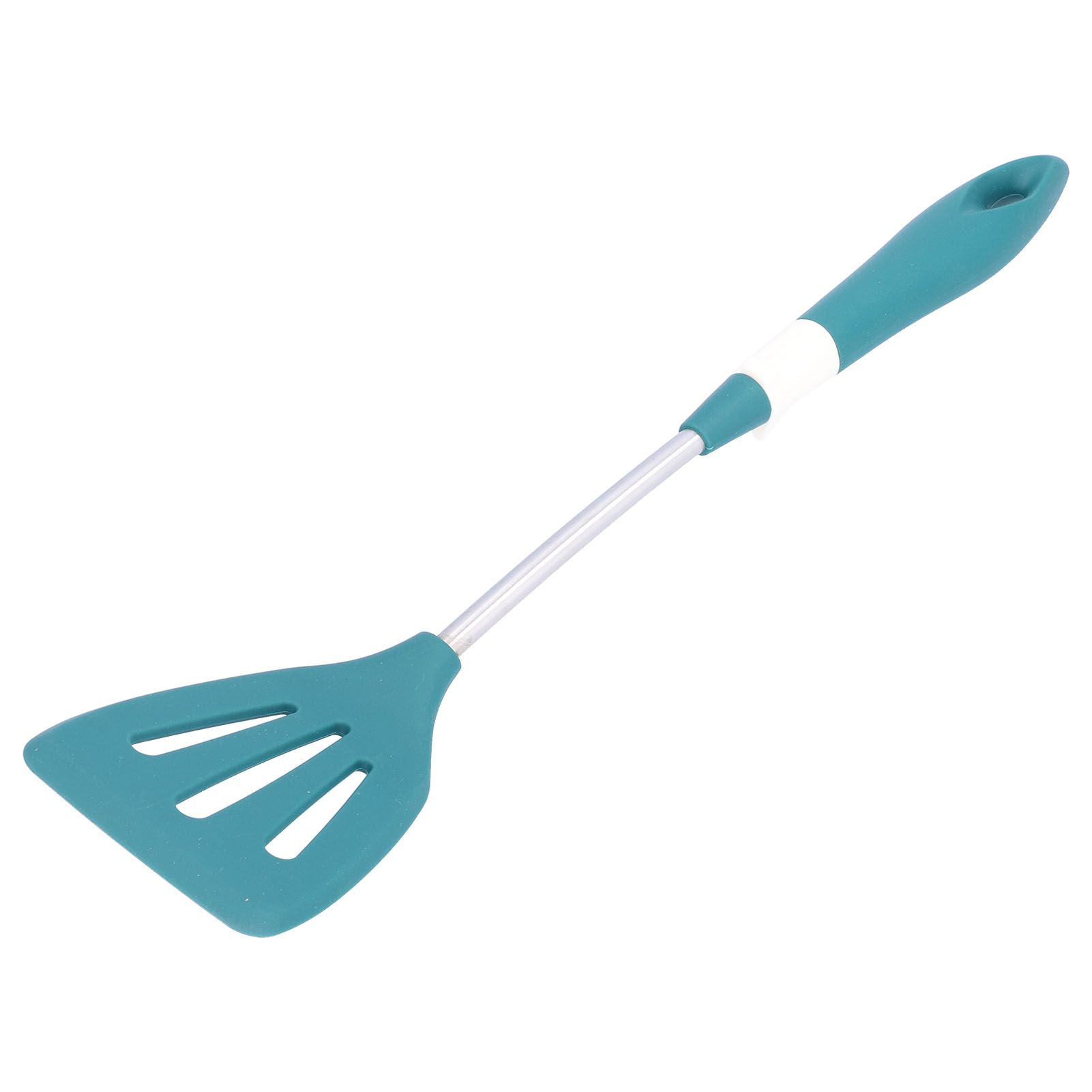 Silicone Cooking Utensils Silicone Stainless Steel Heat Insulation Anti Scalding Comfortable Grip Cooking UtensilsHollow Shovel โ image 5